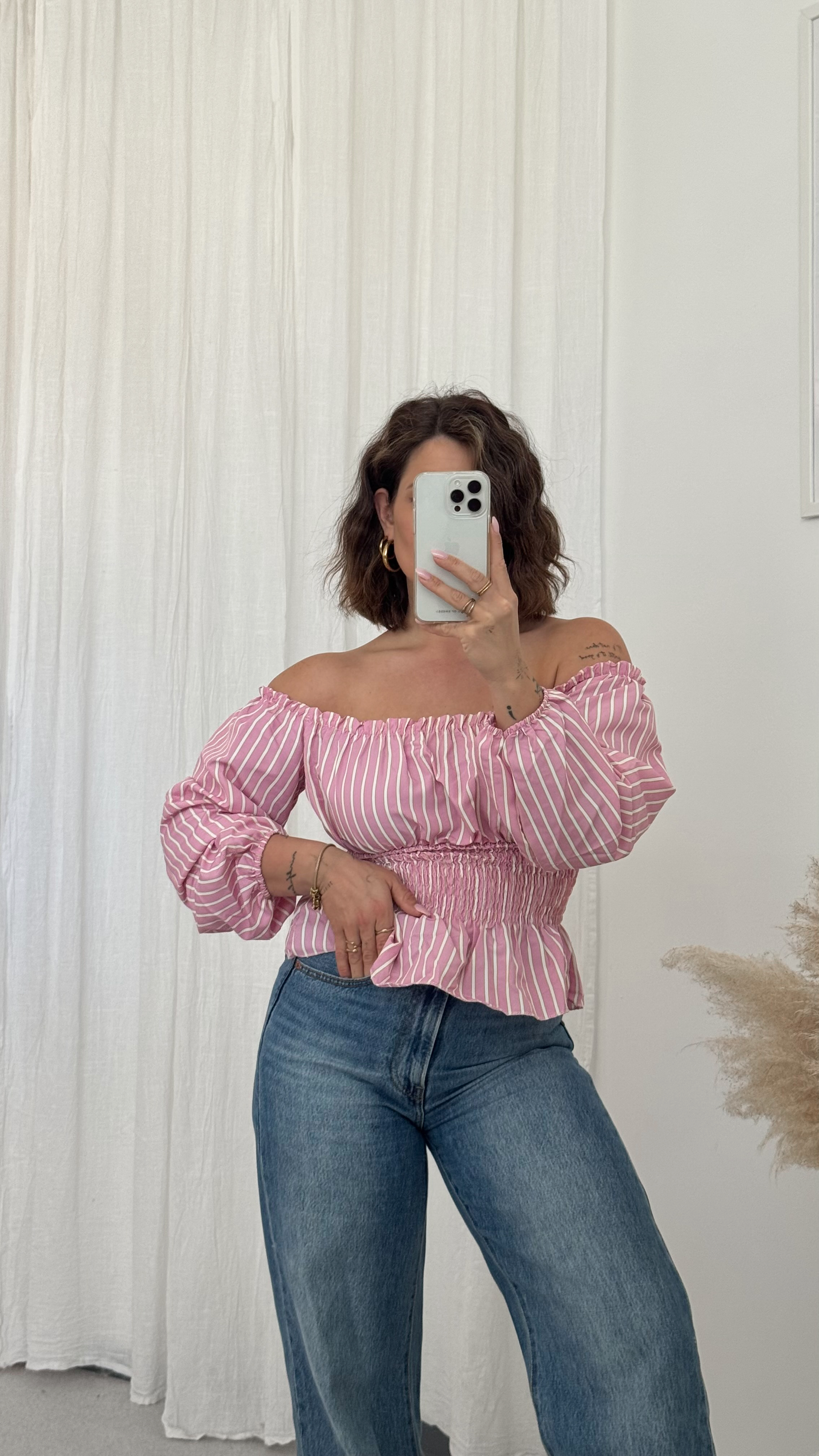 Bluse Off Shoulder