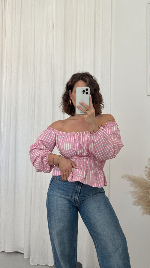 Bluse Off Shoulder
